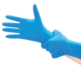 Guante De Nitrilo Texturizado Azul 10 Gr. Topsafe (50 Uds)
