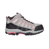 Botín de Seguridad Mujer Skechers Work Bellshill Gris Rosado