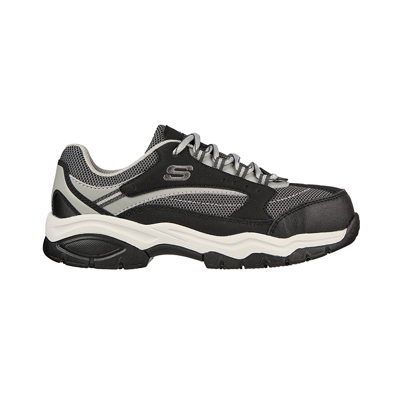 Skechers Zapatilla Mujer Seguridad Biscoe Gris