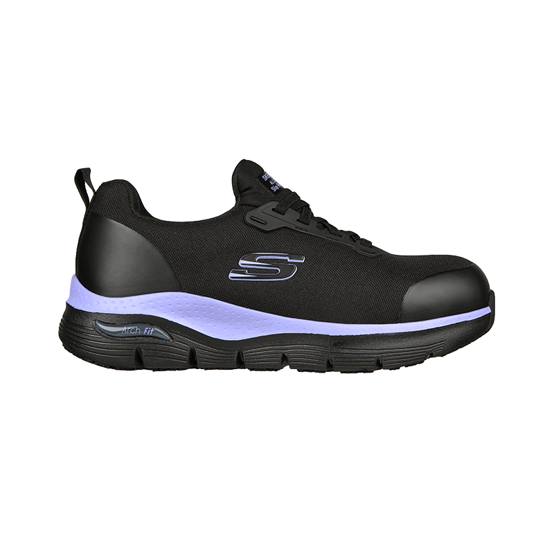 Skechers Zapatilla Mujer Seguridad Evzan Morado