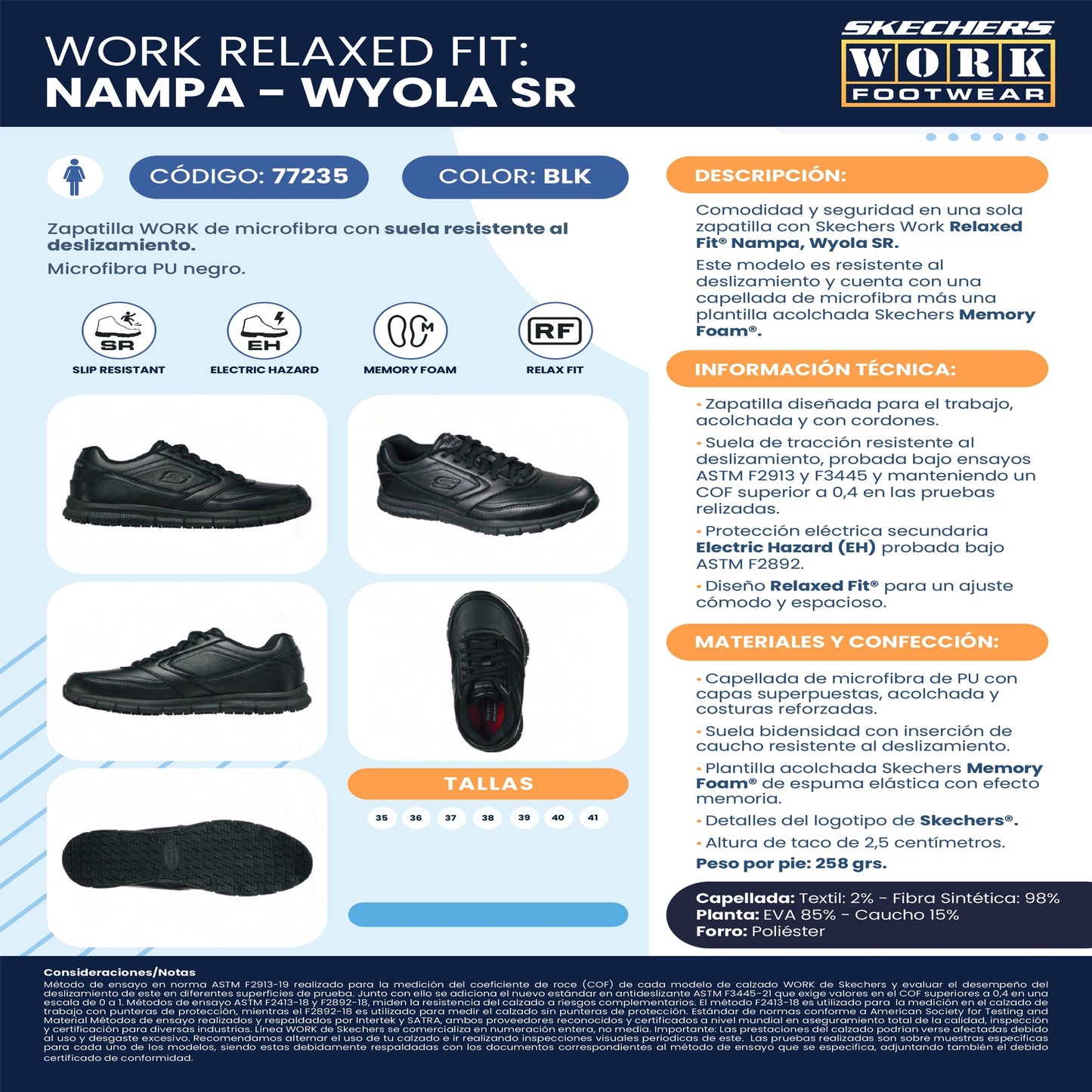Zapatilla Skechers NAMPA-WYOLA SR