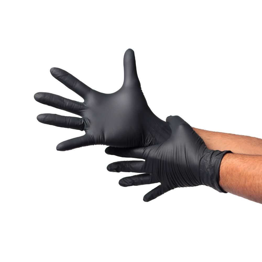 Guante Protect Nitrilo Negro Protect (100u)