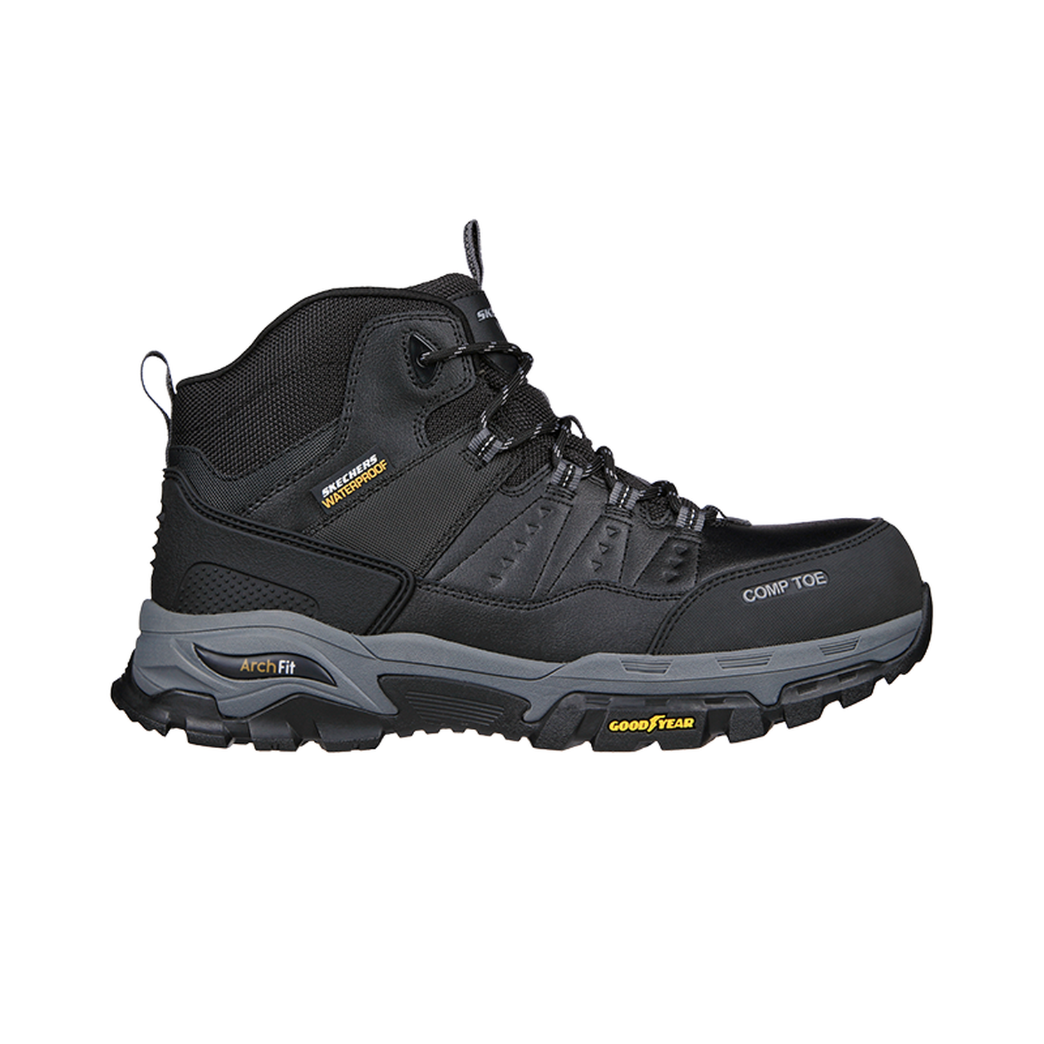 Botín de Seguridad Hombre Skechers Work Tarver Negro Waterproof