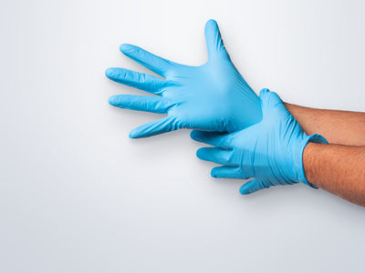 Guantes de nitrilo azul 3,5 g TopSafe