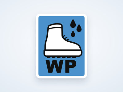 Logo WP calzado waterproof
