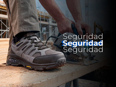Calzado de seguridad Skechers Work en obra