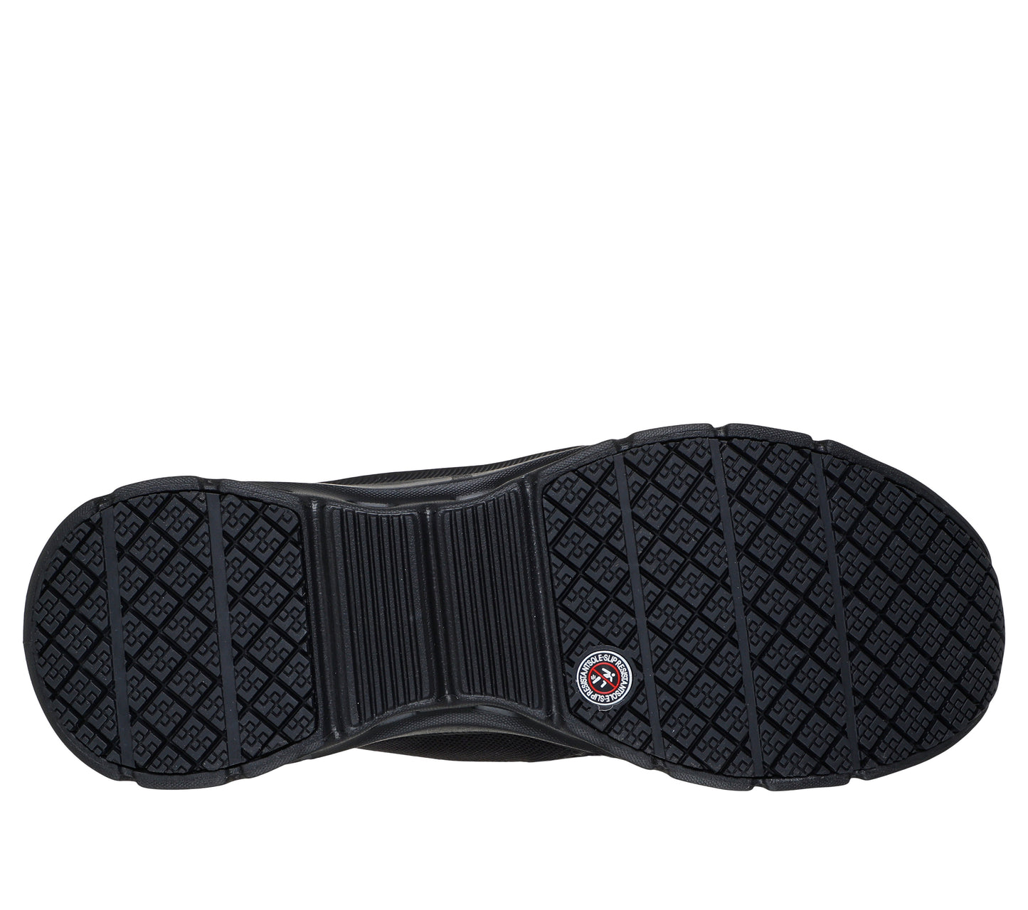 Skechers Work Glide Step Negro suela Slip Resistant SR antideslizante EVA caucho Glide-Step