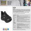 Skechers Work Evzan Negro calzado seguridad mujer puntera Alloy dieléctrico EH