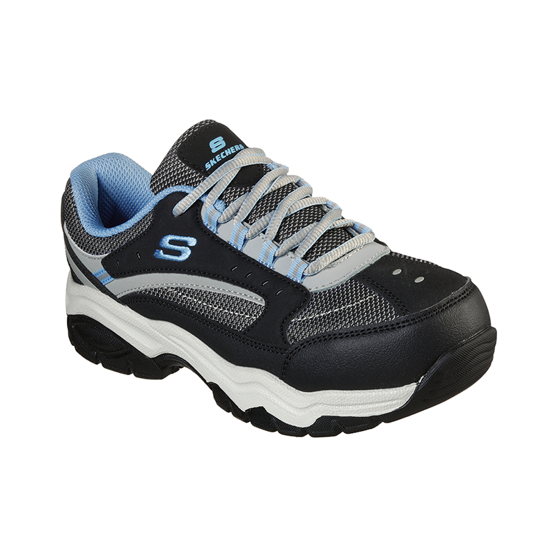 Zapatilla de Seguridad Skechers Biscoe Celeste