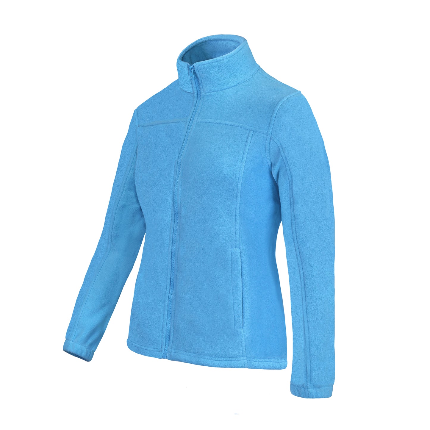 Chaqueta Micropolar Antipiling Mujer Celeste Topsafe