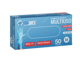 Guante De Nitrilo 7 grs Topsafe Azul Extra Largo 30 Cms (50 Uds)