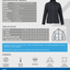 Chaqueta Micropolar Antipiling Mujer Negro Topsafe