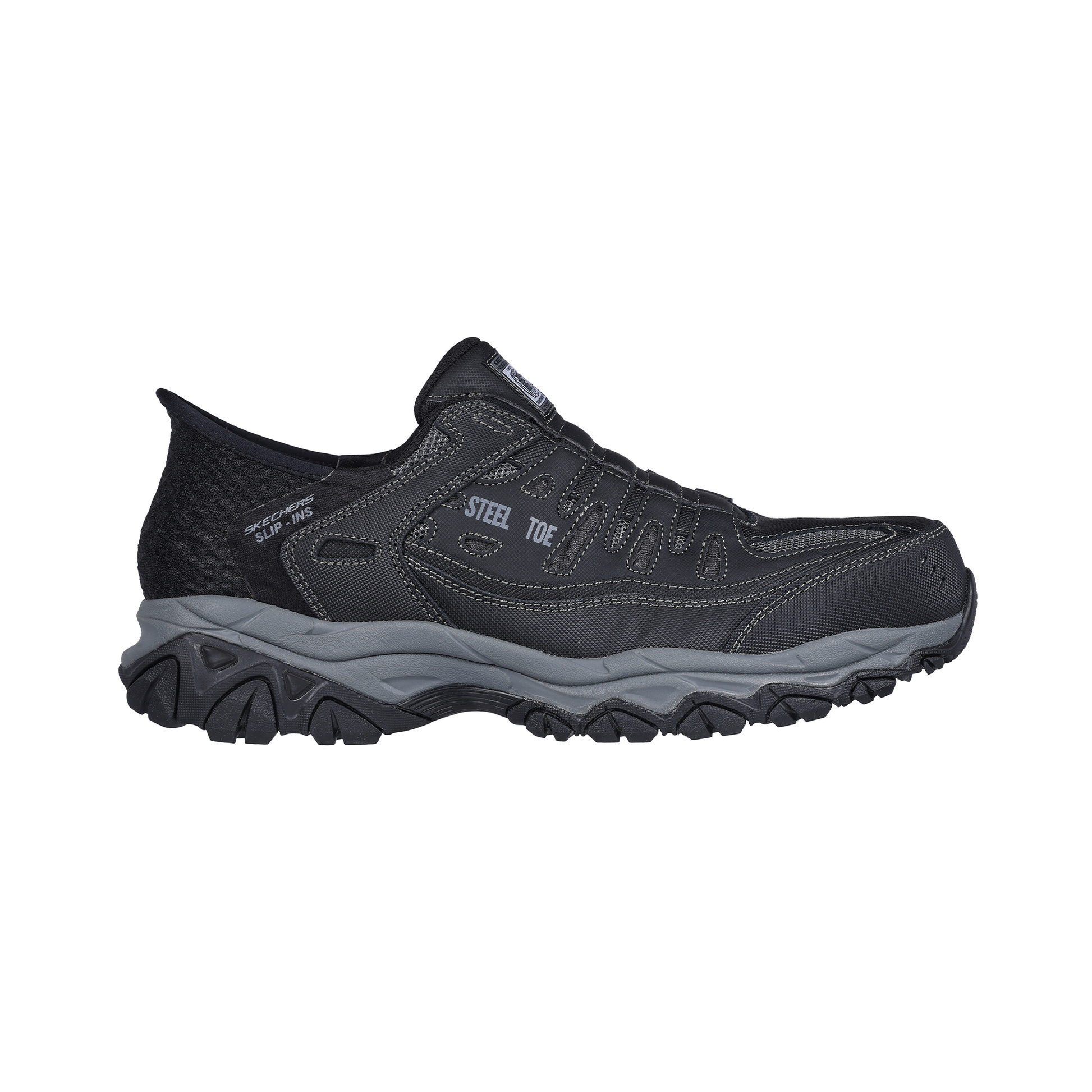 Skechers Tenis Skechers Steel Toe Mujer Negro Zapatilla De