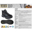 Botín de Seguridad Skechers Tarver Negro