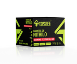 Box Guante de Nitrilo Texturizado Verde 8 grs Topsafe 10 x 50u